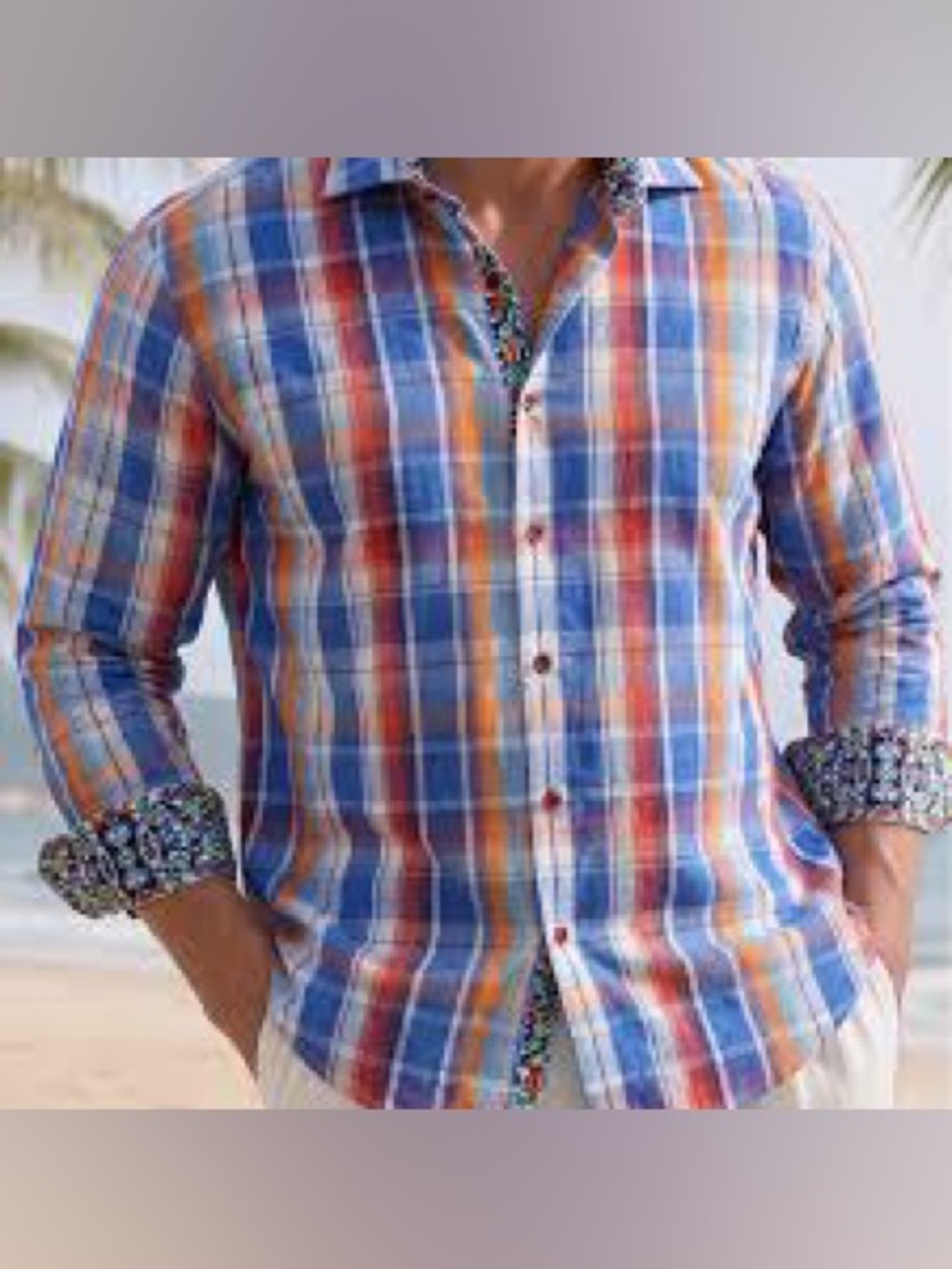 ROBERT GRAHAM, the Multicolore buttons down shirt!